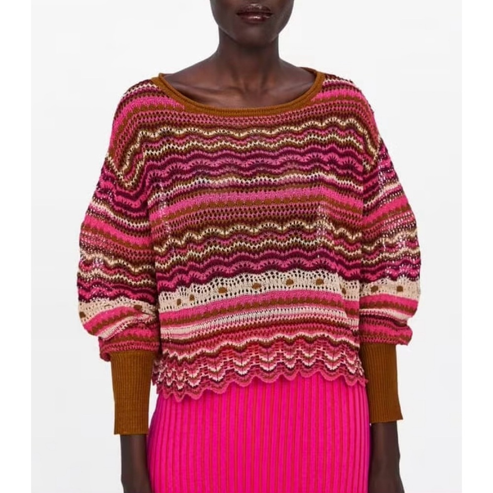 Zara crochet sweater